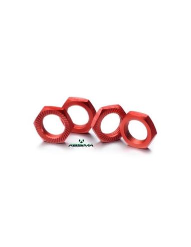 Tuercas de rueda 17mm Absima - Rojo