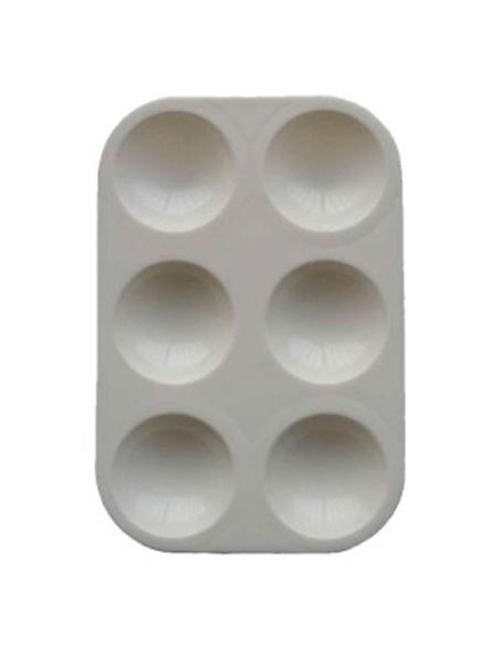 Paleta 6 pocillos 13x9cm
