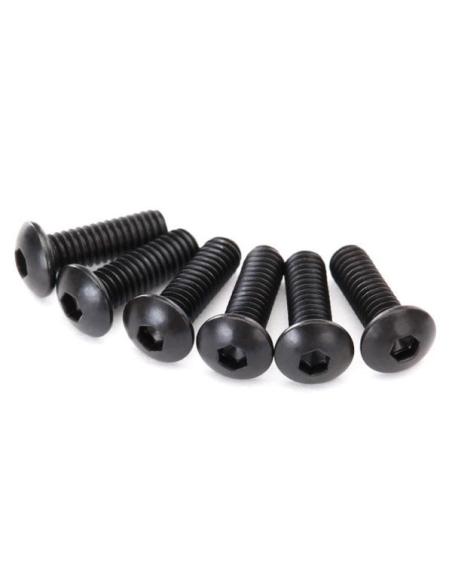 Screws, 2.5x8mm button-head machine (hex drive) (6) TRX4
