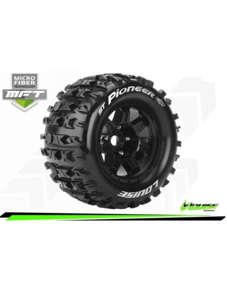 Louise RC - MFT - MT-PIONEER - 1/8 Stadium Truck - Sport - Black 3.8 Wheels- 1/2 Offset Hex 17mm