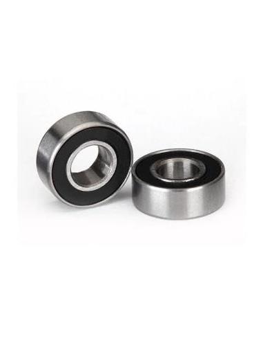 5116 Ball bearings, black rubber sealed (5x11x4mm) (2), TRX5116A
