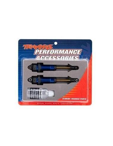 Shocks, GTR xx-long blue-anodized, PTFE-coated 7462