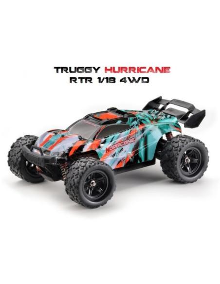 Truggy HURRICANE 1/18 4WD RTR (Verde) ABSIMA