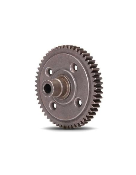 Spur gear, steel, 54-tooth (0.8 metric pitch, compatible with 32-pitch)