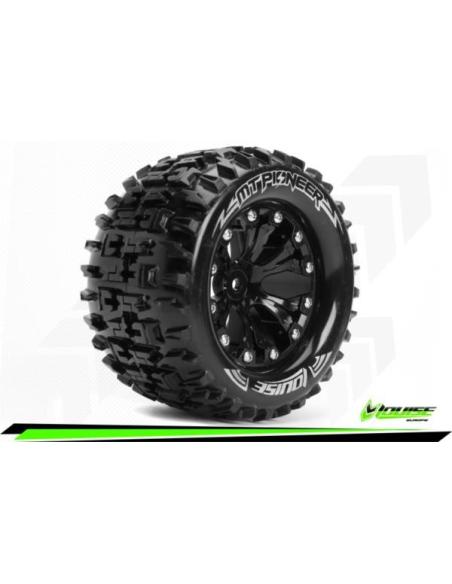 Louise RC MT-PIONEER 1/10 Monster Truck - Sport - Black 2.8 Wheels - 1/2-Offset - Hex 12mm