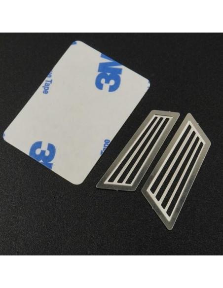 Stainless Steel Front Vent Side Diamond Plate for Traxxas TRX-4 G500 Yeah Racing