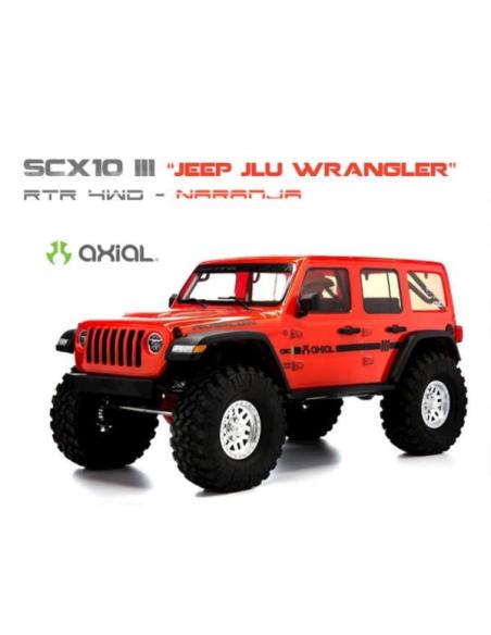 Axial SCX10 III "Jeep JLU Wrangler" RTR 4WD Rock Crawler (Naranja)