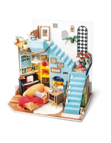 Rolife DIY Mini Dollhouse Building - JOY'S PENINSULA LIVING ROOM