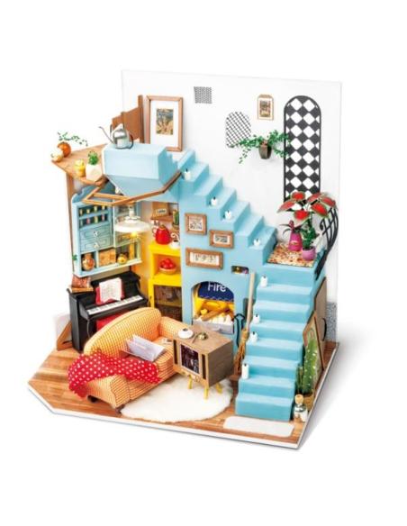 Rolife DIY Mini Dollhouse Building - JOY'S PENINSULA LIVING ROOM