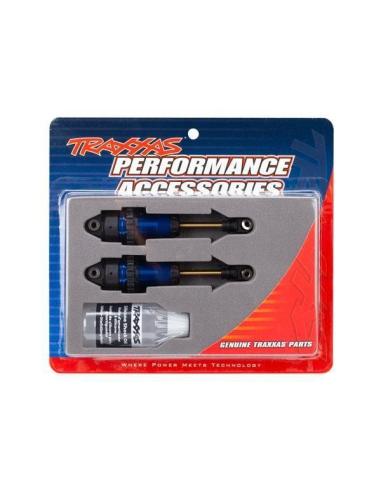 Shocks, GTR long blue-anodized, PTFE-coated 7461