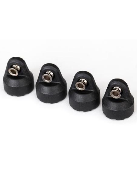 Shock caps (black) (4) (assembled with hollow balls)