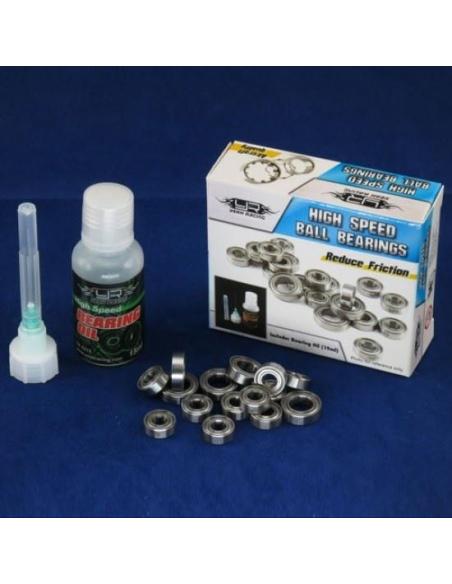 RC Ball Bearing Set with Bearing Oil For Tamiya TT02 Yeah Racing