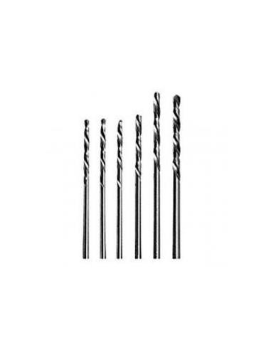 Juego de 6 Brocas Cilíndricas de  0,5mm a 1mm.