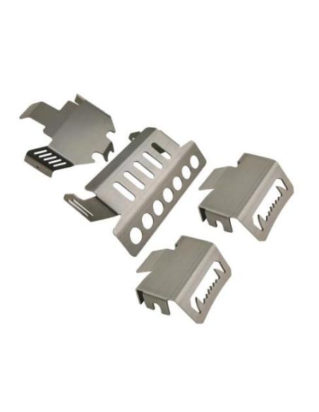 Heavy Whole Chassis Protector Armor Set - Silver for (TRX-4)