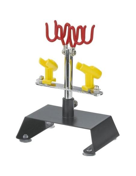 Soporte sobremesa para aerógrafos y pulverizadores.