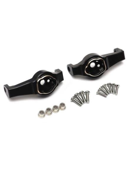 Brass C Cup / Steering Mount Set -Black for (TRX-4) 2pcs/set