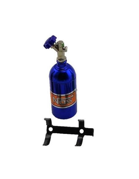 Aluminum Nos Nitrous Oxide Balance Weight Bottle for 1/10 RC Crawler - Blue