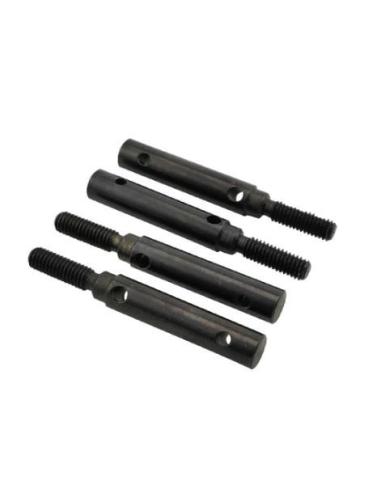 Metal Extended Wheel Axles for Wheel Hex +5 For TRX-4