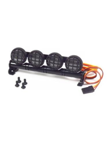 LED Round Roof Light 4 Spotlight for RC Cars