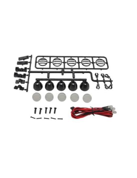 LED Roof Light Bar Set 5 Spotlight for 1/10 RC Crawlers