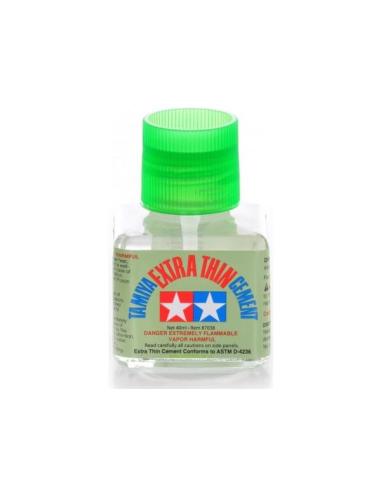 Pegamento EXTRA THIN CEMENT TAMIYA 40 ml.