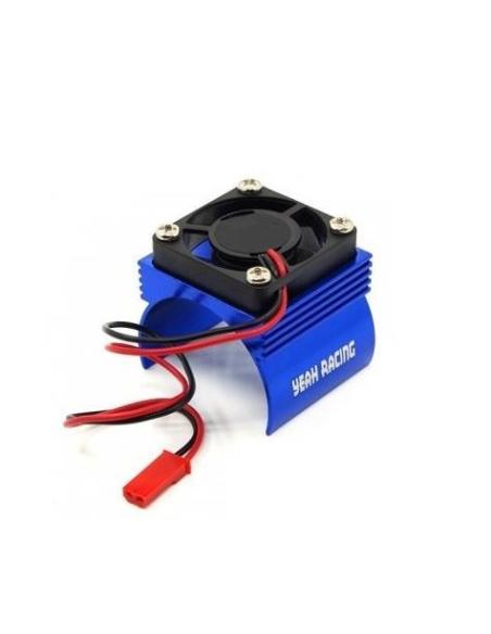 Yeah Racing Blue Aluminium 540 Size Motor Heat Sink w/ Cooling Fan