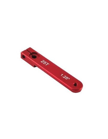 Aluminum RC Servo Horns - 25T - Red