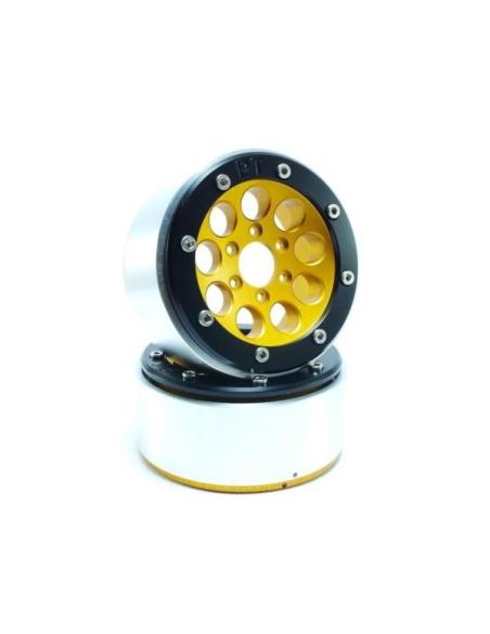 Beadlock Wheels PT-GUN GOLD/BLACK 1.9 (2u)