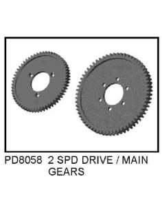 PD8058 2 SPD Drive main gears
