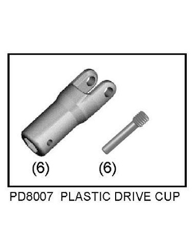 PD8007 Plastic Drive cup