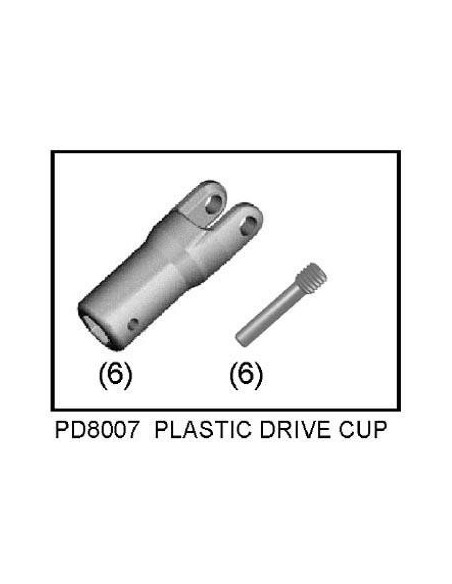 PD8007 Plastic Drive cup
