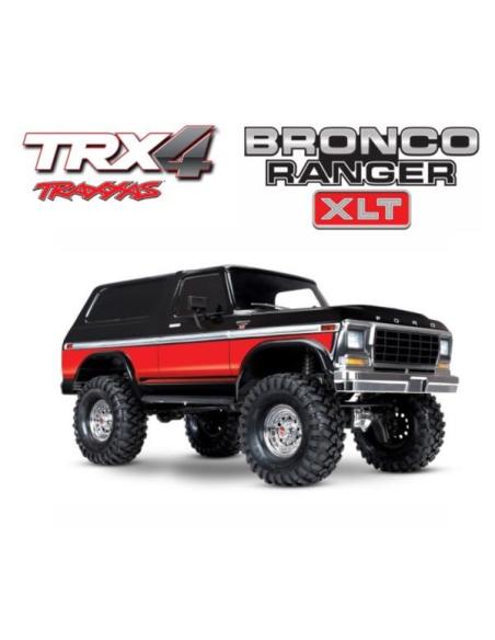 TRX4 Traxxas FORD BRONCO Clipless Black/Red 1/10 RTR