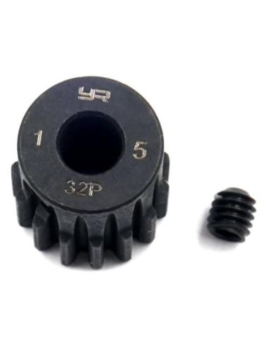 32 Pitch 15T HD Steel 5mm Bore Motor Gear Pinion