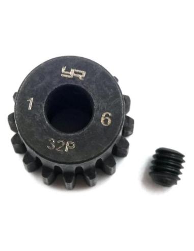 32 Pitch 16T HD Steel 5mm Bore Motor Gear Pinion