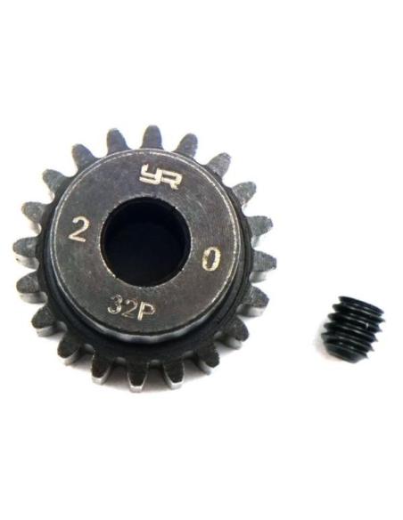 32 Pitch 20T HD Steel 5mm Bore Motor Gear Pinion