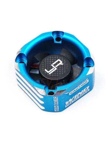 Aluminum Case 30mm Booster Cooling Fan Blue