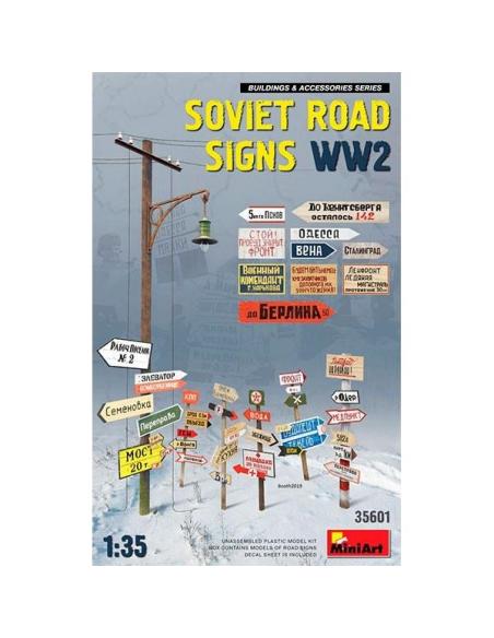Accesorios Soviet Road Signs WW2 1/35 Mini Art.