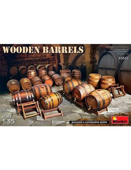 MiniArt Accesorios Wooden Barrels 1/35 MiniArt