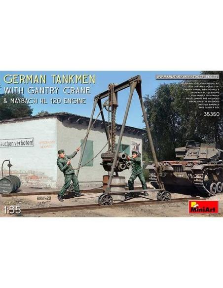 Germ men Gantry Crane HL 120 Engine 1/35 MiniArt