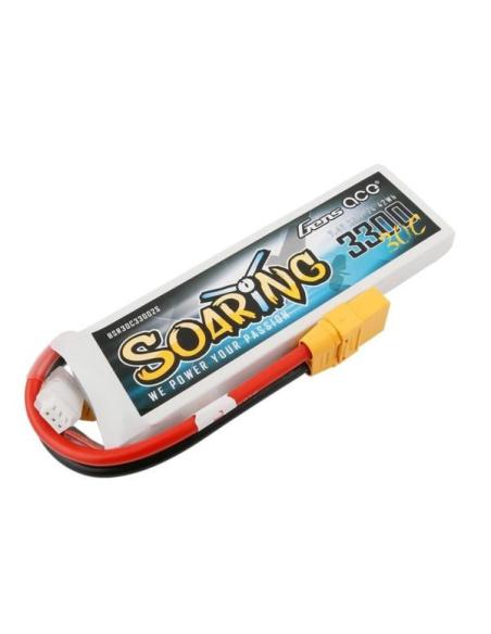 Bateria Gensace Soaring 3300mAh 7.4V 30C 2S1P - XT90