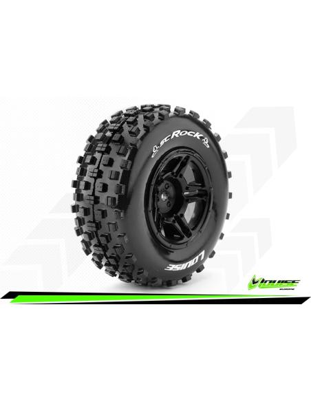 LR-T3229SBAA Louise RC SC-Rock 1/10 Short Course Soft Black Rim Hex 12mm