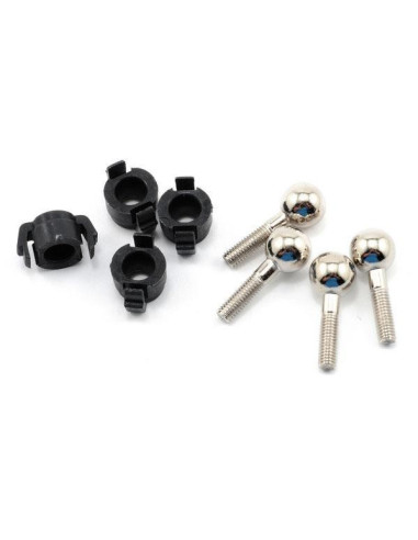7033 Pivot Balls w/Pivot Ball Caps Traxxas