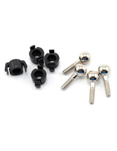 7033 Pivot Balls w/Pivot Ball Caps Traxxas