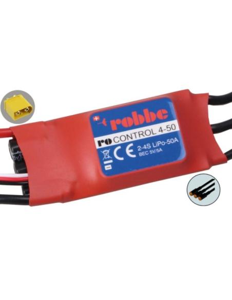 Variador ROCONTROL 4-50 2-4S LIPO 50A ROBBE
