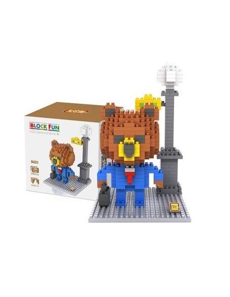 LOZ BROWN BEAR WORK - 340 piezas.