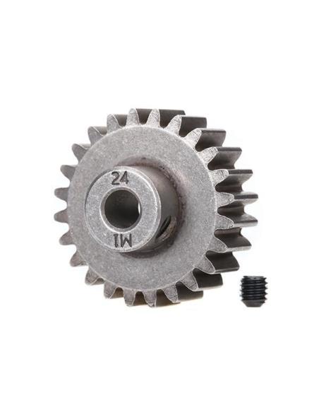 Gear, 24-T pinion (1.0 metric pitch) (fits 5mm shaft)/ set Traxxas