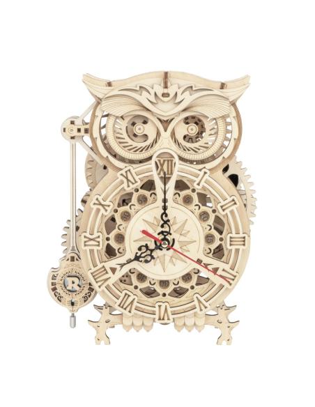LK503 - Mechanical Gear Owl Clock - Robotime ROKR