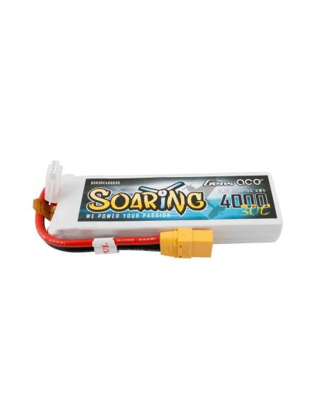 Batería LiPo Soaring 4000mAh 11.1V 30C 3S Gensace