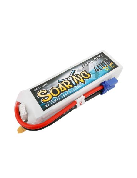 Batería LiPo Soaring 4000mAh 14.8V 30C 4S Gensace