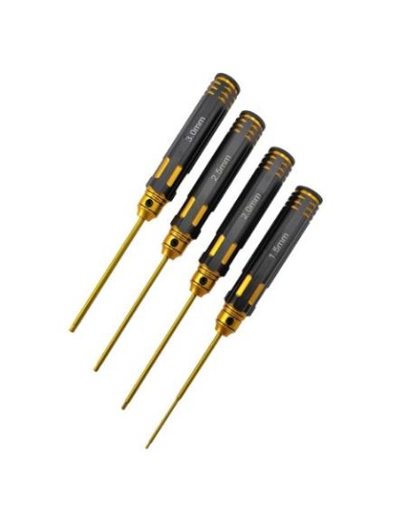 Juego llaves Allen - Black Gold (4pcs)